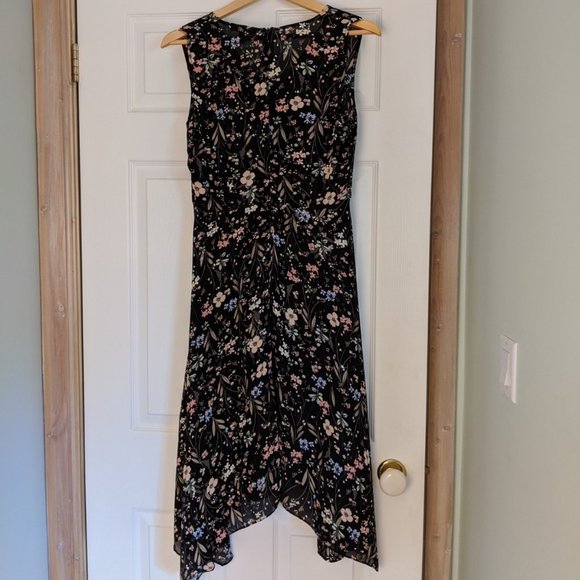 Floral Asymmetrical Dress - Picture 2 of 4